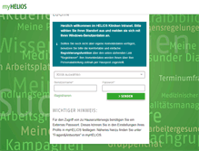 Tablet Screenshot of myhelios.helios-kliniken.de